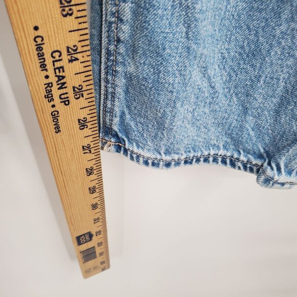 American Eagle Mom Jeans Denim Pant Women Size 12 Regular NWT Distressed Hi Rise - Picture 14 of 16